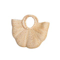 Women's Straw Shoulder Bag Women Large Woven Bag Round Handle Ring Tote Purse Retro Handbags Summer Travel Beach Handbag Hand Woven Straw Large Hobo Bag Big Capacity Handmade Bag for Girls Women C - color: Women's Straw Bag C