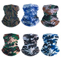 6-Pack Balaclava Face Mask for Men & Women - UV Protection Neck Gaiter, Multi-Use Cycling Mask & Breathable Headband - color: Mixed Color