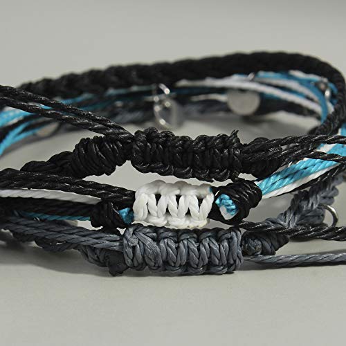 FANCY SHINY String Ankle Bracelets Waterproof Rope Anklets Braided Beach Boho Coin Anklets Cute Friendship Foot Jewelry for Women - style: Black Gray Disc