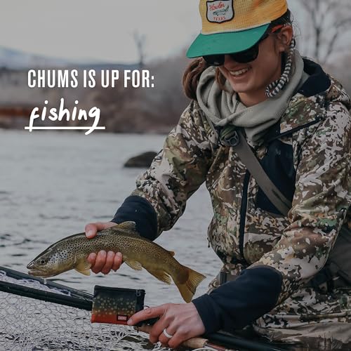 Chums Surfshorts Wallet - Solid Colors Collection, Lightweight Slim Wallet with RFID Blocking Card & Clear ID Window - Zippered Minimalist Wallet w/Key Ring - color: Black/Gray