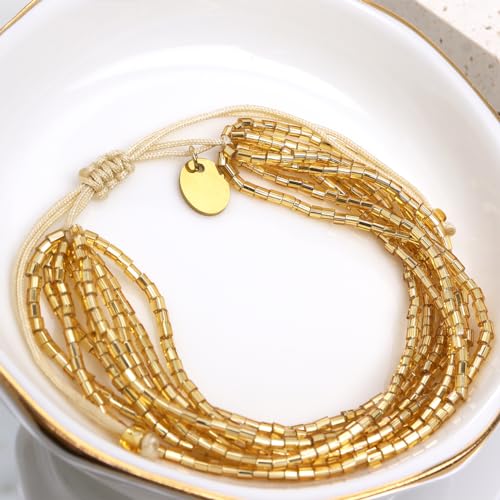 Sonateomber 2PCS Evil Eye Protection Boho String Rope Braided Bracelets Set for Women Men Charm Adjustable Handmade Couple Surfer Beads Anklets Kabbalah Strand Lucky BFF Jewelry Gift