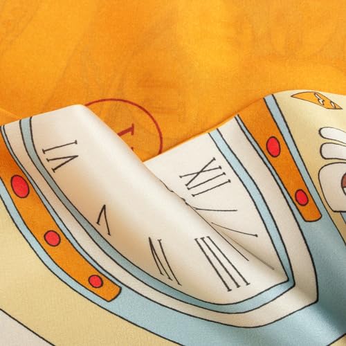 RIIQIICHY Hair Scarf for Women Like Silk Scarves Headband Neck Scarfs Twilly Purse Accessories - color: C020
