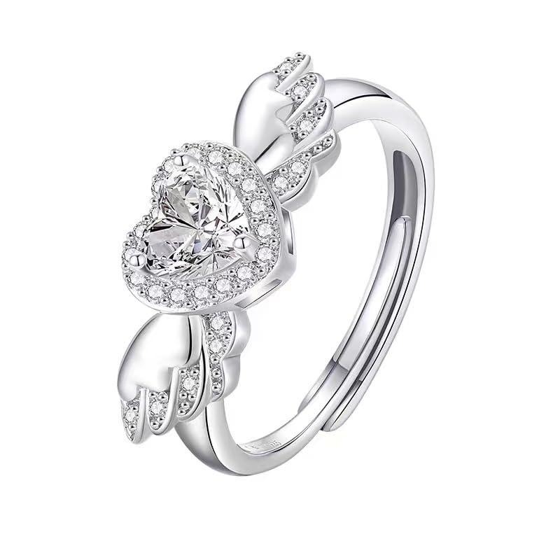 White Rings, Women, Adjustable Opening Size