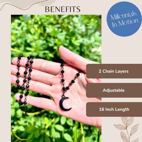 Millennials In Motion Gothic Necklaces - color: Moon Choker