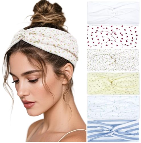 TERSE Valentine Headbands for Women Non Slip: Valentine's Day Accessories Gifts for Her Valentine Outfits Twist Head Bands for Women's Hair Trendy Cute Hair Bands - color: Headbands Color-C