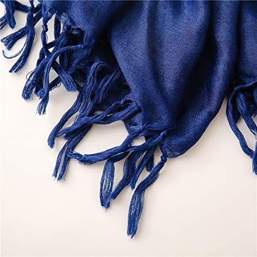 Yeieeo Boho Scarf for Women Lightweight Floral Printed Scarf Fall Winter Fashion Fringed Shawl - color: Floral 30