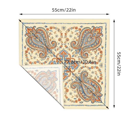 Head Scarf Hair Neck Scarves for Women Fashion Silk Satin Purse Bag Scarfs Handbags Bandana Neckerchief - color: Bohemian Flower
