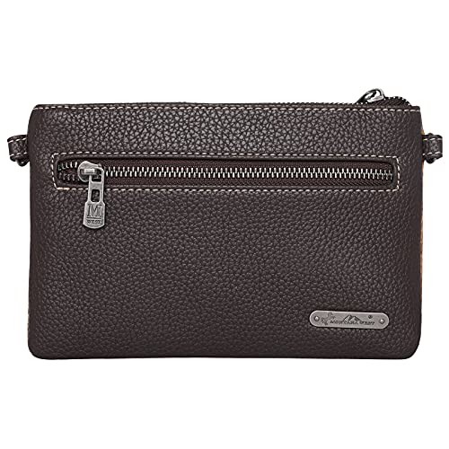 Montana West Western Purse for Women Crossbody Bag Wristlet Clutch Purse - color: Coffee4