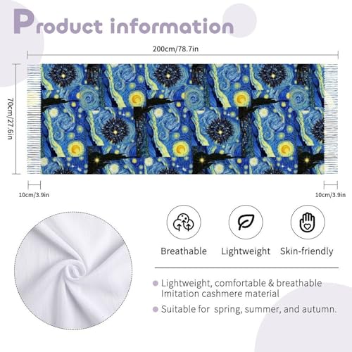 Scarfs for Women Fall Winter Scarves Shawls and Wraps for Evening Dresses - color: Design15