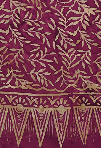 Hats Scarves & More Chemo Scarf Head Scarves for Women Cancer Headwear Headscarf Head Coverings 28 Inch Square Batik - color: Burgundy Leaf
