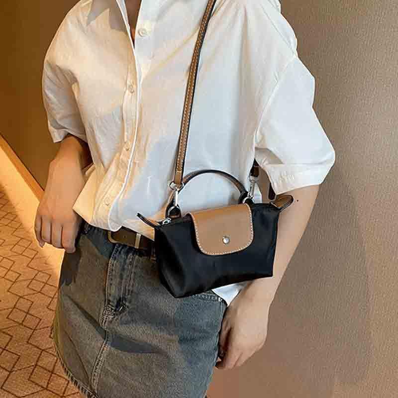 Fashionable and versatile handbag for women, mini shoulder bag, crossbody bag, coin purse, mobile phone bag - color: Black