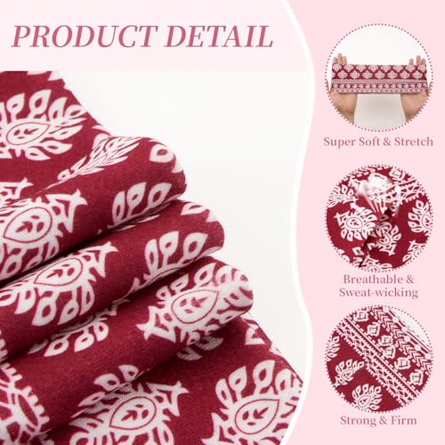 QIUTIMIY Headbands for Women Non Slip - 6 Pack Soft Stretchy Hair Bands for Women’s Hair – Fashion Sports Headbands for Yoga, Workout, Running, Gym, Daily Wear（Style 10） - color: Style 10