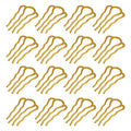 AUEAR, 20 Pack Metal Gold Hair Combs Pins 4 Teeth Accessories for Women Girl Decorative
