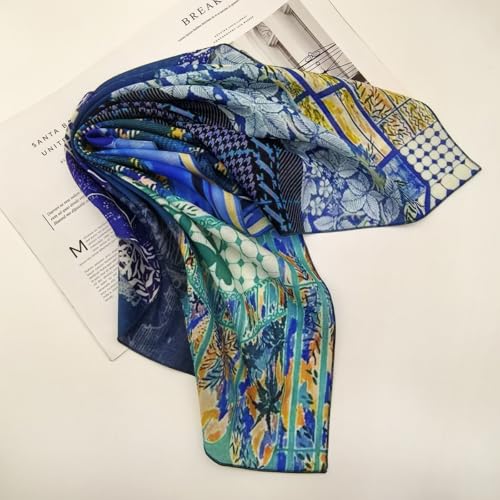 Large Cotton Bandana Lightweight Head Hair Scarf Headbands Wraps Cover Handkerchiefs for Women Men 25 x 25 inch - color: Rt17