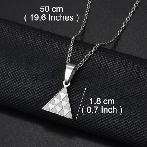 Pintadera Canaria Spain Traditional Ethnic Symbols Pendant Necklaces For Woman Jewelry - color: Silver Color 5