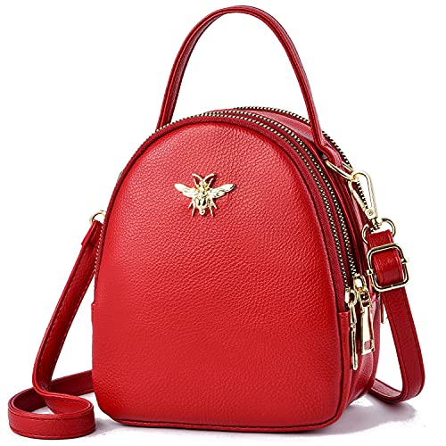 Small Crossbody Bags Shoulder Bag for Women Stylish Ladies Messenger Bags Purse and Handbags Wallet - color: 4-red