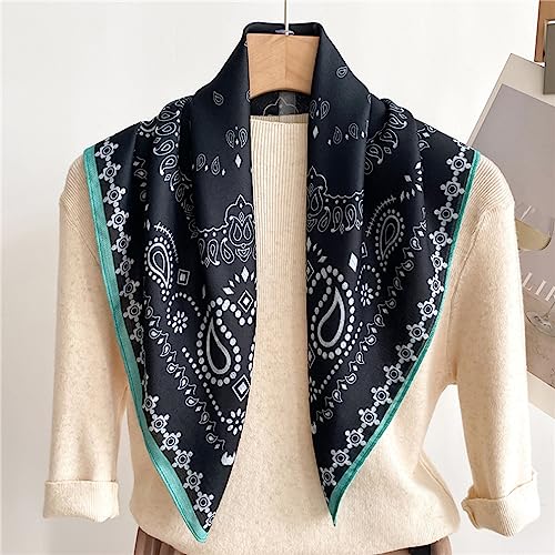 K-Elewon Women Medium Square Scarf Head Scarf Neck Scarf Hair Scarf Head Sleeping Wraps Bandana Scarfs for Women - color: V06