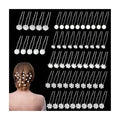 60 Pcs 7 Styles Silver Bridal Wedding Hair Pins, YINGFENG Flower Hair Clips for Women, U Shaped Crystal Pearl Hair Clips, Suitable for Brides, Bridesmaids, Women's Wedding Hair Accessories