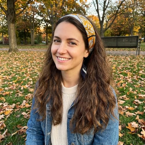 Women's Small 21 inch 100% Silk Scarf Bandana for Head Neck Hair | 100% Mulberry Silk Lightweight Designs Gift-Ready Packaging For Hair Fashion 21"x21" Printed - color: 207nacy Orange