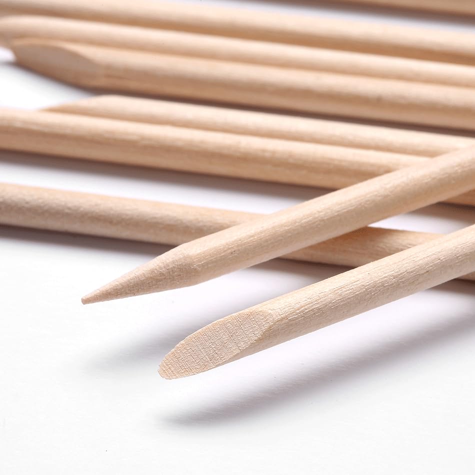 120 Pcs Wooden Wax Sticks - Borogo Waxing Sticks - For Body Legs Face Eyebrow Waxing Applicator Spatulas for Hair Removal or Wood Craft Sticks