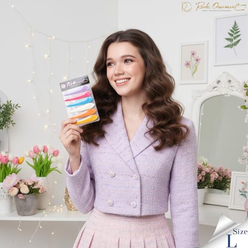 RC ROCHE 6 Pcs Duck Bill Alligator Hair Clips for Women Sectioning Flat Claw Long Thick Hair Inner Teeth Curved Styling Jaw Strong Secure Grip Salon, Large Jelly Candy Multicolor - color: (Large) Jelly Candy