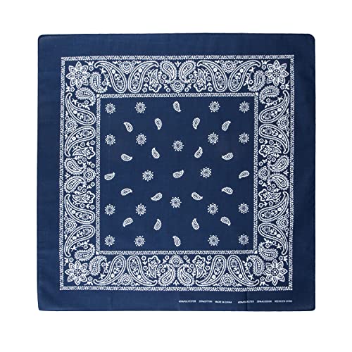 Levi’s All-Gender Multi-Purpose Bandana Gift Set – Headband, Wrap, Face & Neck Coverage - color: Red/Blue, size: Pack 2
