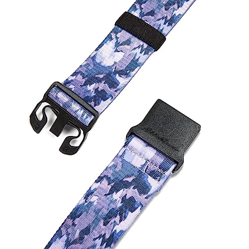 Eddie Bauer Women's Active Stretch Webbing Trail Belt With Quick Release Buckle, One Size Fits Most - color: Purple Graphic