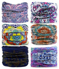 Head Wrap Headwear Headband Bandana Face Mask magic scarf for men & women - color: 6pcs. Camouflage