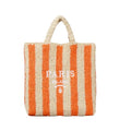 Straw Beach Bag for Women Summer Woven Tote Bag Packable Straw Purses and Handbags for Vacation Holiday - color: M-orange
