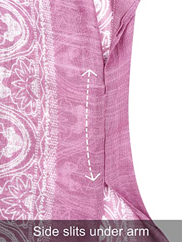 Breezy Lane Kimonos for Women Swimsuit Coverups Beach Cover Up Swimwear Cardigan Summer - color: B Rose