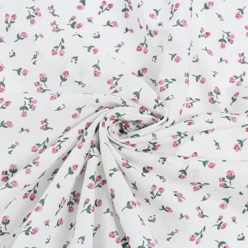Large Cotton Bandanas for Women, 27 x 27 inch Hair Neck Scarf, Headband Square Scarf - color: Little Pink Flowers