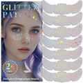 24pcs Glitter Freckles Makeup Patches-Holographic-Face Glitter Speckles, Sparkle Speckles Patches for Women, Cute Sparkling Fake Freckles, Glitter Freckles Face Tattoo, Musical Festival Accessories - color: 24Pack-Holographic