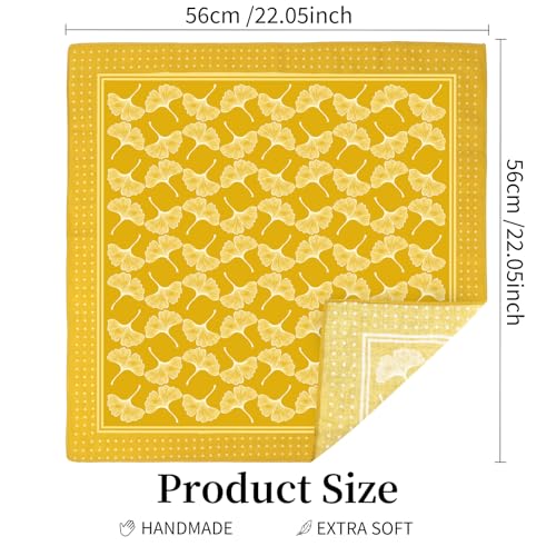 Jaciya Bandanas for Women Outdoor Bandana Scarf Cotton Square Scarf Headband Handkerchiefs