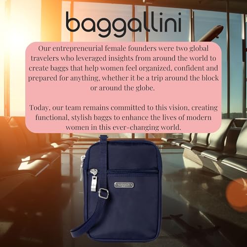 Baggallini Women's Essential Mini Crossbody Bag - color: Cadet Navy