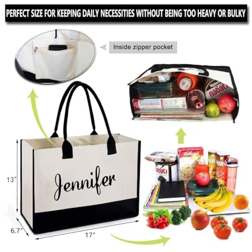 Custom Cotton Canvas Tote Bag Pouch Promotional Totes Print Your Logo Personalized Tote Bag Buy Wholesale Bulk Tote Bag - style: Custom Name
