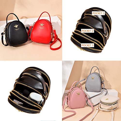 Small Crossbody Bags Shoulder Bag for Women Stylish Ladies Messenger Bags Purse and Handbags Wallet - color: 1-red