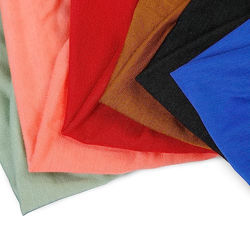 Tobeffect Headbands for Women African Boho Wide Hairband Headband Knotted Head Wraps Head Scarf Hairbands Turbans Hair Accessories - color: Headbands 9