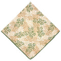 21x21 inches 100% Cotton Bandana for Women - Soft Square Scarf, Multi-Purpose Head Covering, Hair Bandana - color: P07-leaves on Sand