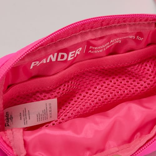 Pander Mini Belt Bag – Ultra Compact, Fits 6.7” Phone, Lipstick, Earbuds, Essentials, Small Crossbody Waist Purse, Sonic Pink - color: Sonic Pink