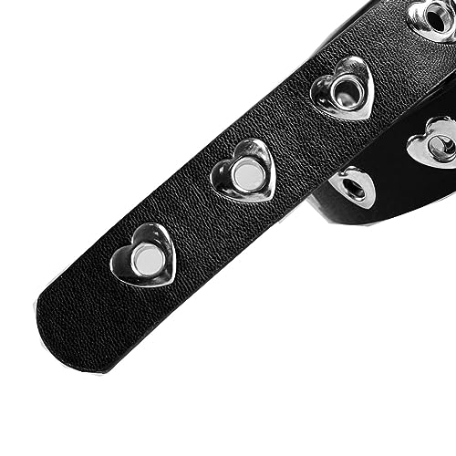 MILAKOO Punk Leather Waist Belt for Women Vintage Accessories for Hippie Skateboarding Enthusiasts - color: C