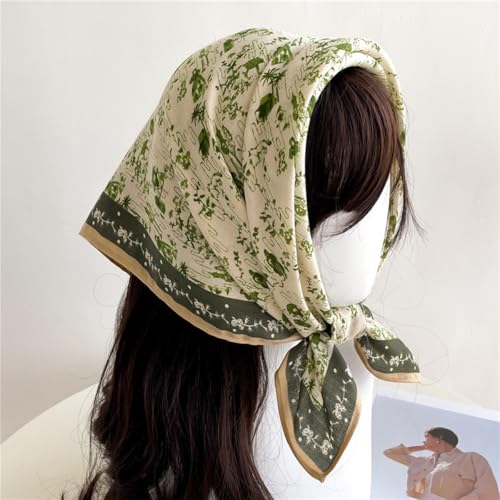 K-Elewon Women Medium Square Scarf Head Scarf Neck Scarf Hair Scarf Head Sleeping Wraps Bandana Scarfs for Women - color: V14