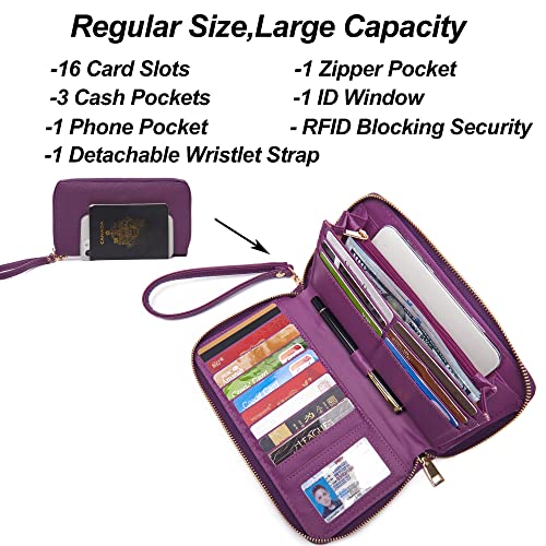 Purses And Wallets Set For Women Work Tote Satchel Handbags Shoulder Bag Top Handle Totes Purse With Matching Wallet - color: A00-3pcs/Set Purple