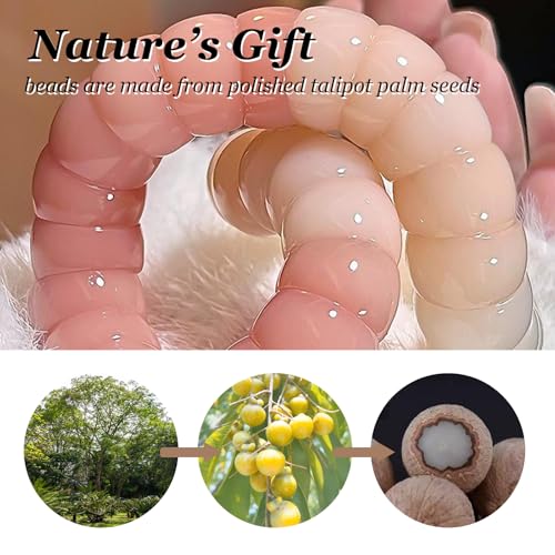 Fidget Bracelet Natural Bodhi Seeds Beaded Bracelets Zen Fidget Stretch Bracelets Alleviate Anxiety Stress Protection Healing Bodhi Jewelry Gifts for Women Men - color: A3:Fidget Bracelet