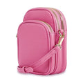 Mali+Lili, Josie Triple Zip Crossbody Bag - color: Fuchsia