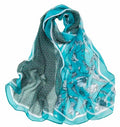 Xyueanlo Fashion Scarves for Women Lightweight Elegant Scarf Sunscreen Wraps Shawls - color: Lake Blue
