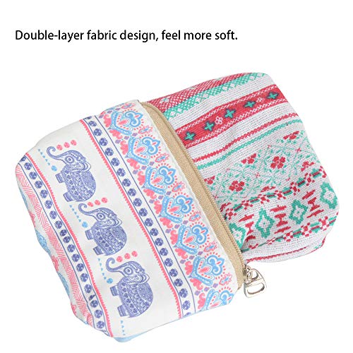 Women and Girls Cute Fashion Coin Purse Wallet Bag Change Pouch Key Holder - color: Bohemian Elephant