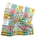 Shanlin Unisex Floral Cotton Square Scarf Bandanas 22x22 inch - color: Fairytales