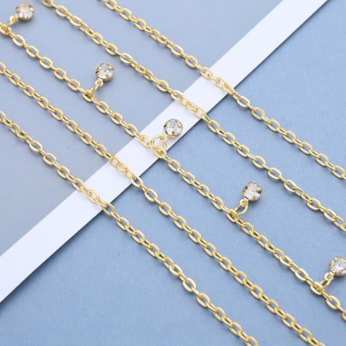 Wedding Back Necklace for Backless Dress Gold Silver Cz Bridal Backdrop Necklace Choker Rhinestone Teardrop Brides Back Body Chain Sparkly Crystal Diamond Long Drop Y Lariat Pendant Bridesmaid Women - color: Gold