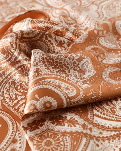 Headscarf Large Square Women Scarf 35" Fashion Scarves Silk Feeling Hairscarf - color: A111