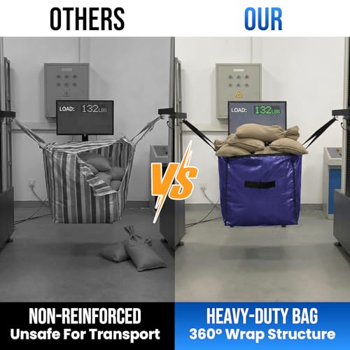 TAILI 10 Pack Dark Blue Extra Large Moving Bags, Heavy Duty Totes with Visible Window, Wrap Around Handles, Great for Space-Saving - color: Dark Blue, size: 10 Large